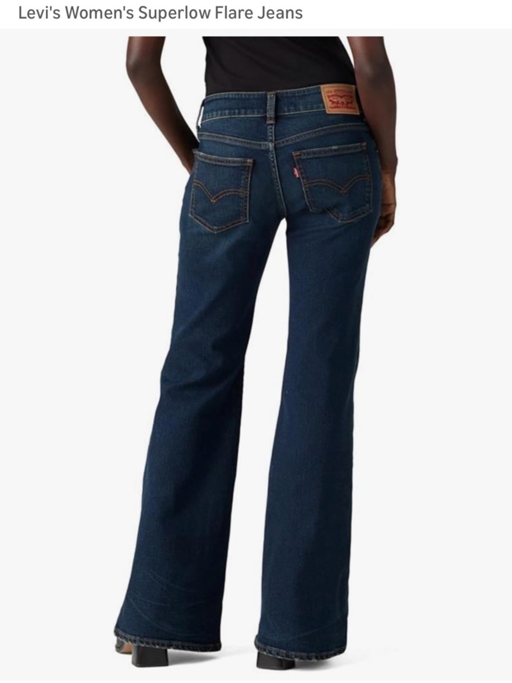 Levi's super low flare Dark Blue Jeans - Women's 25
